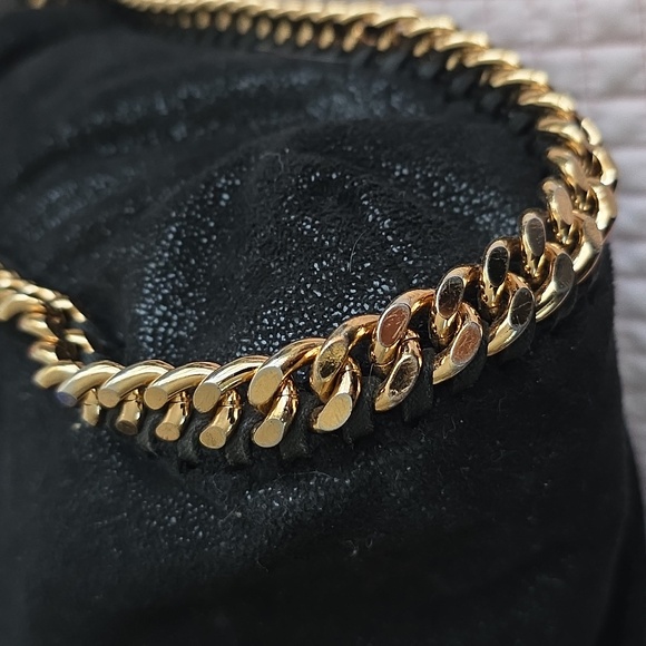 Falabella Stella McCartney fold-over tote bag Gold Chain - Picture 12 of 17